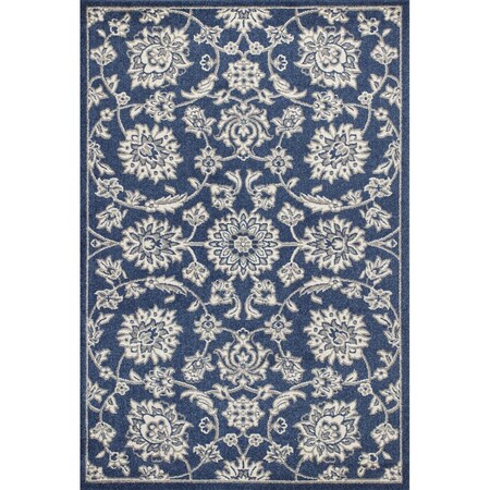 Palacedesigns 5 ft. 3 in. x 7 ft. 7 in. UV-Treated Polypropylene Denim Area Rug PA3661494